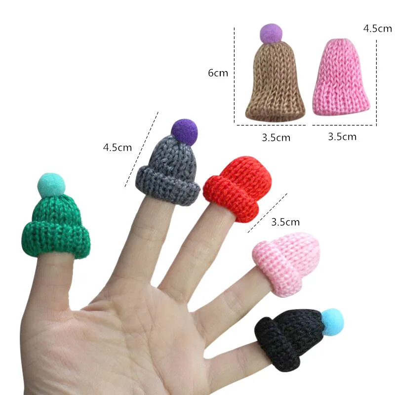 40 шт. шерстяная пряжа для вязания мини шляпы принадлежности рукоделия головные