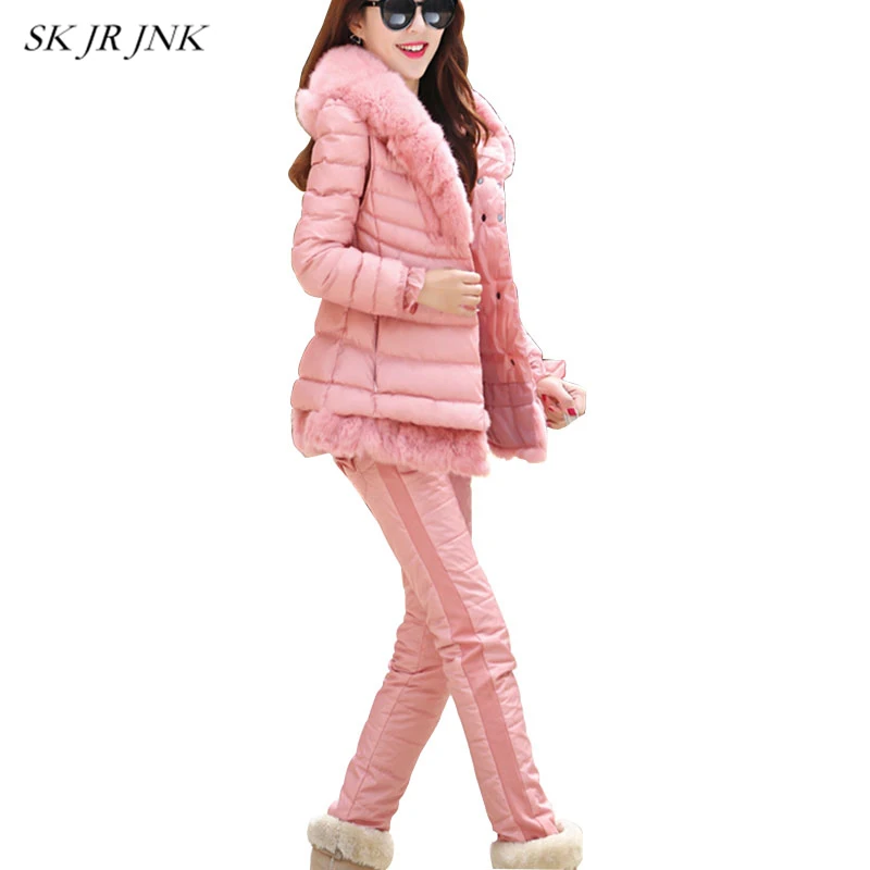 Новые модные женские туфли утка вниз комплект из 3 предметов комплекты (жилет +