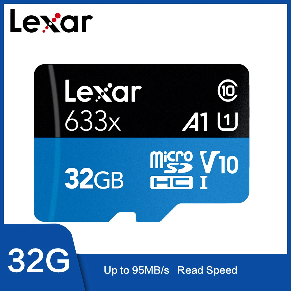 Lexar 633X Micro SD de 32 Гб 128 64 256 ГБ tarjeta 512 16 SD/карта памяти TF microSD|Карты памяти| |