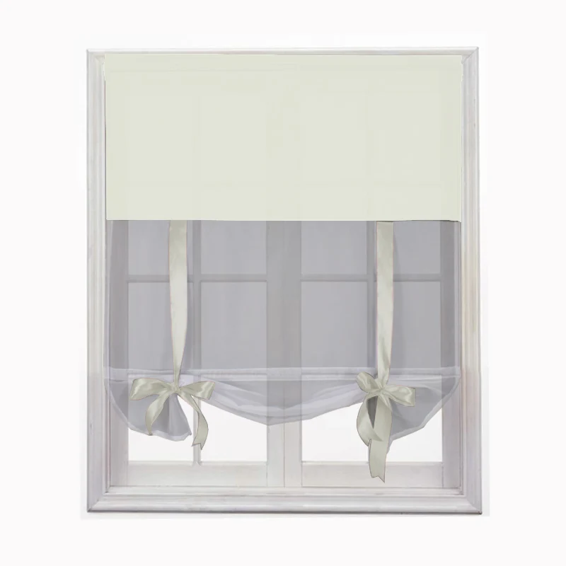 Flying мягкий чистый белый тюль занавески для кухни прозрачные Занавески балкона