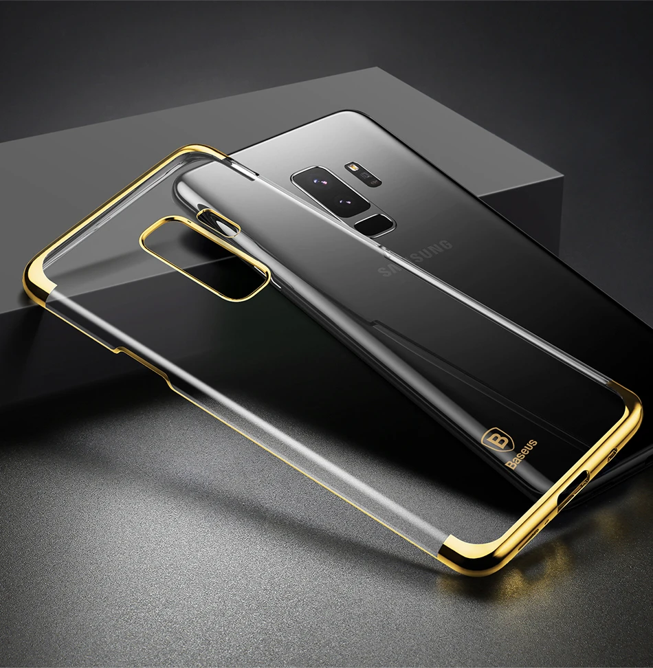 Чехол Baseus для samsung Galaxy S9, роскошный чехол, жесткий пластиковый чехол для samsung Galaxy S9 S9 Plus, Ультратонкий Прозрачный чехол