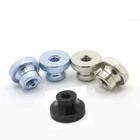 10 шт.-2 шт., накатанная гайка GB806 M3 M4 M5 M6 M8 M10, оцинкованная накатанная гайка для большого пальца с высокой головкой, ручная гайка с воротником