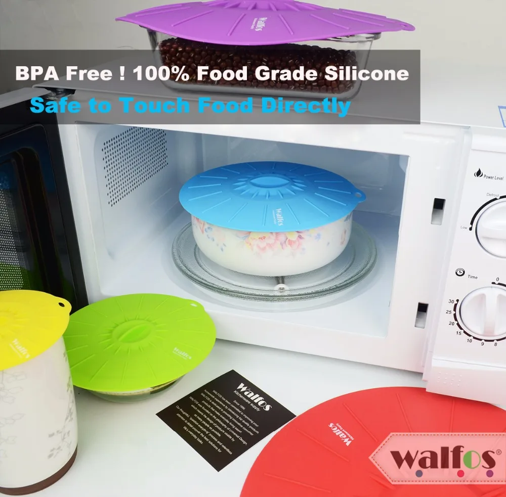 WALFOS как видно по телевизору 2017 набор из 5 силиконовых крышек крышка кастрюли