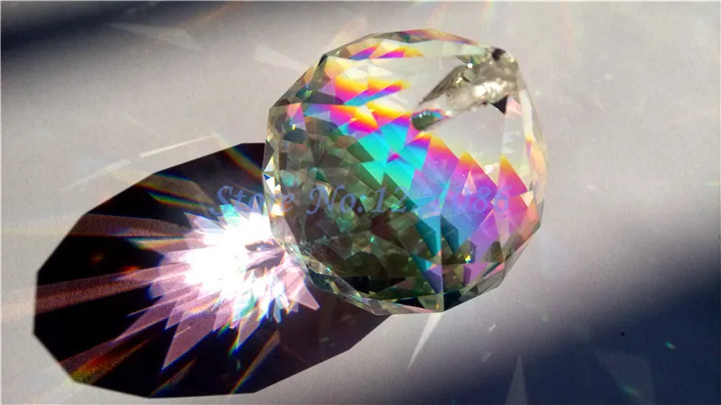 40 шт. мм цветная люстра AB хрустальный шар призма Ловец Солнца бесплатная