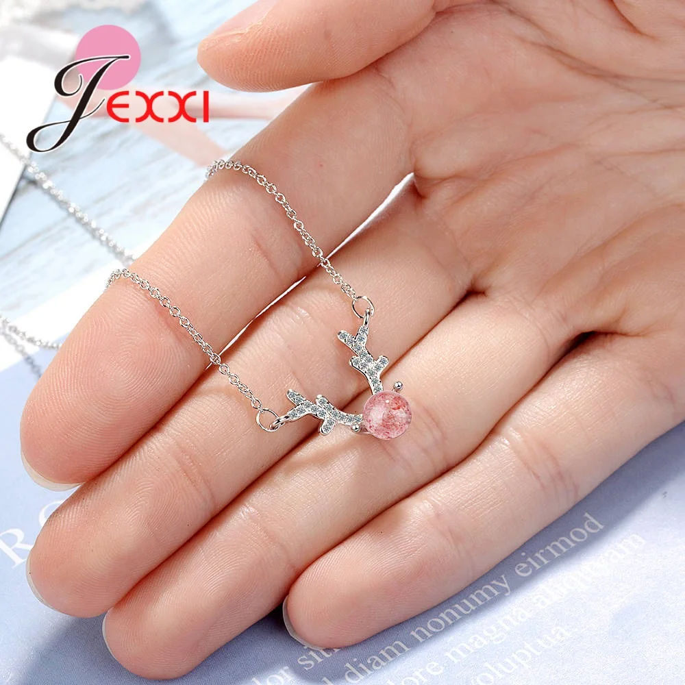 Новый дизайн Bujioux Collier Femme Свадебная вечеринка женское клубничное хрустальное