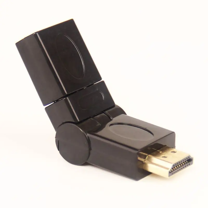 HD05 адаптер 90 градусов вращающийся HDMI штекер к гнездовой разъем конвертера 10