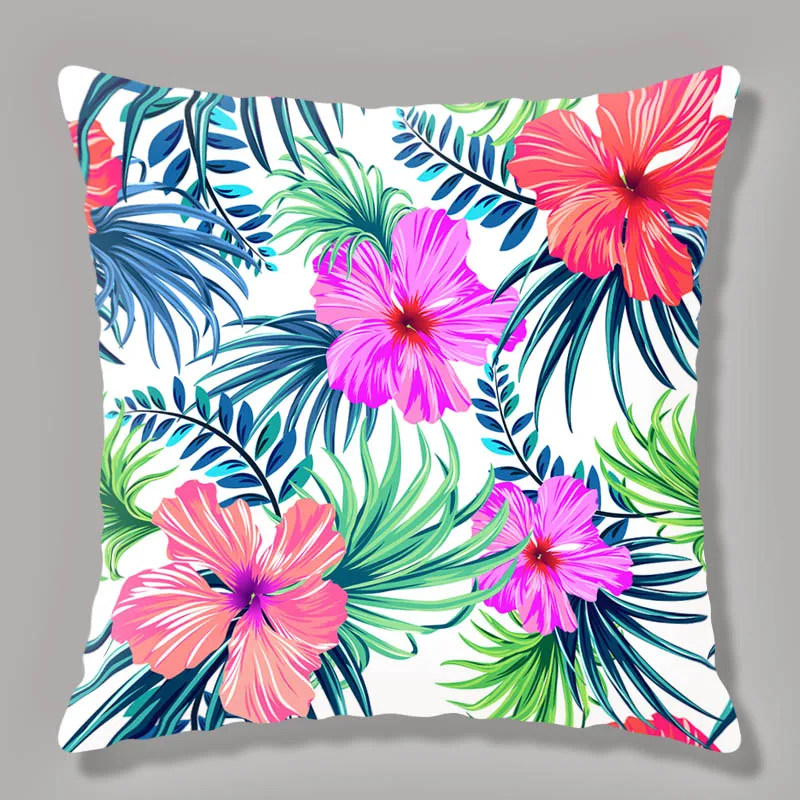 Pastoralism flower cushion cover european style pillow case 45*45 thick 3D print decorative cotton kussenho | Дом и сад