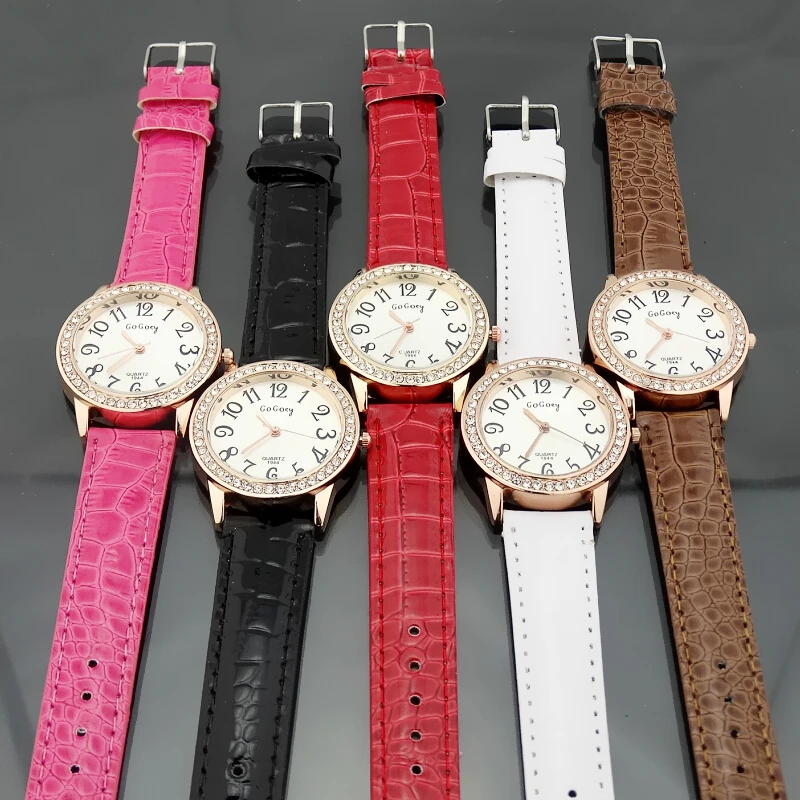 Часы бренда Gogoey женские кварцевые часы Стразы 2017 роскошные с кристаллами модные