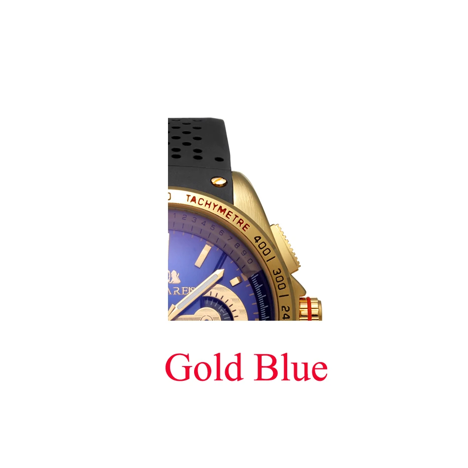 Gold Blue Специальная круглая ссылка для часов для часто покупателей - Цвет: Gold Blue