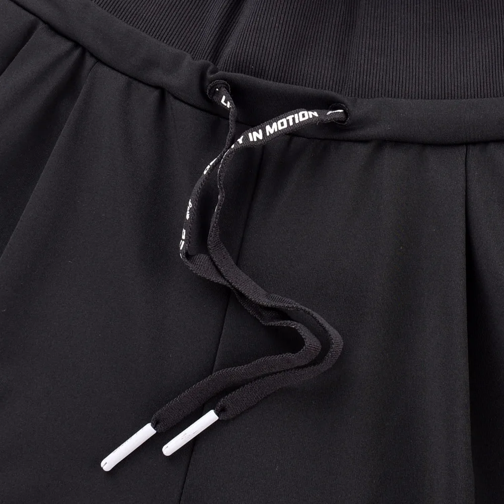 Женские Тренировочные штаны Li Ning свободные спортивные из полиэстера и спандекса