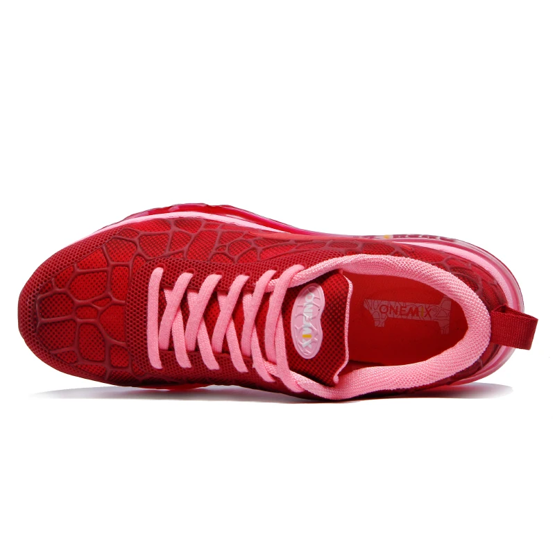 Onemix Для женщин кроссовки из дышащего материала zapatillas hombre Спорт на открытом воздухе кроссовки c воздушными подушками легкая ходьба, самая модная обувь