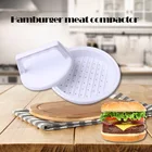 1 набор, устройство для изготовления бургеров из мяса, пластиковая пресс-форма для гамбургеров