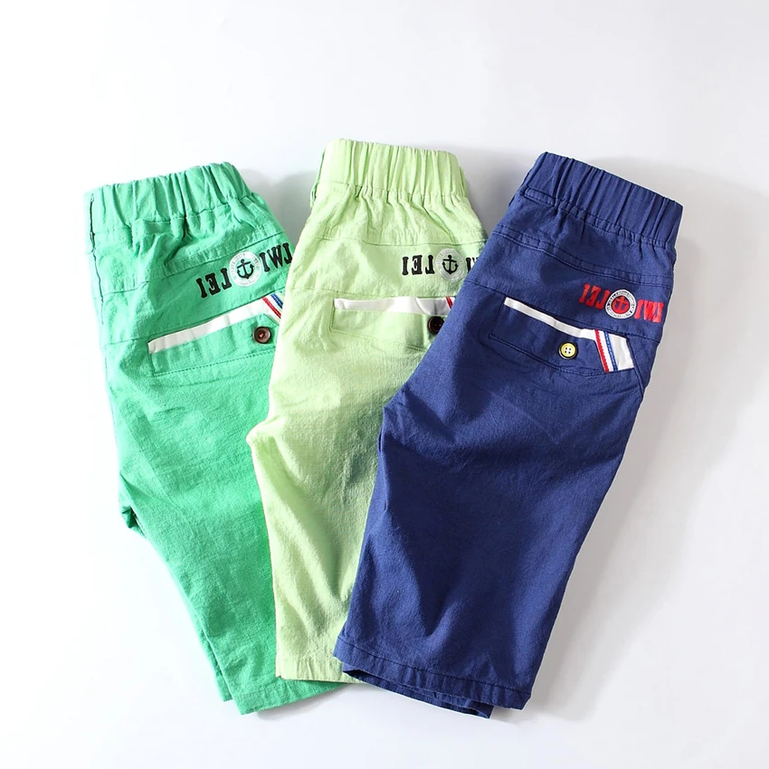 Летние хлопковые джинсовые шорты с дырками для маленьких мальчиков штаны детей