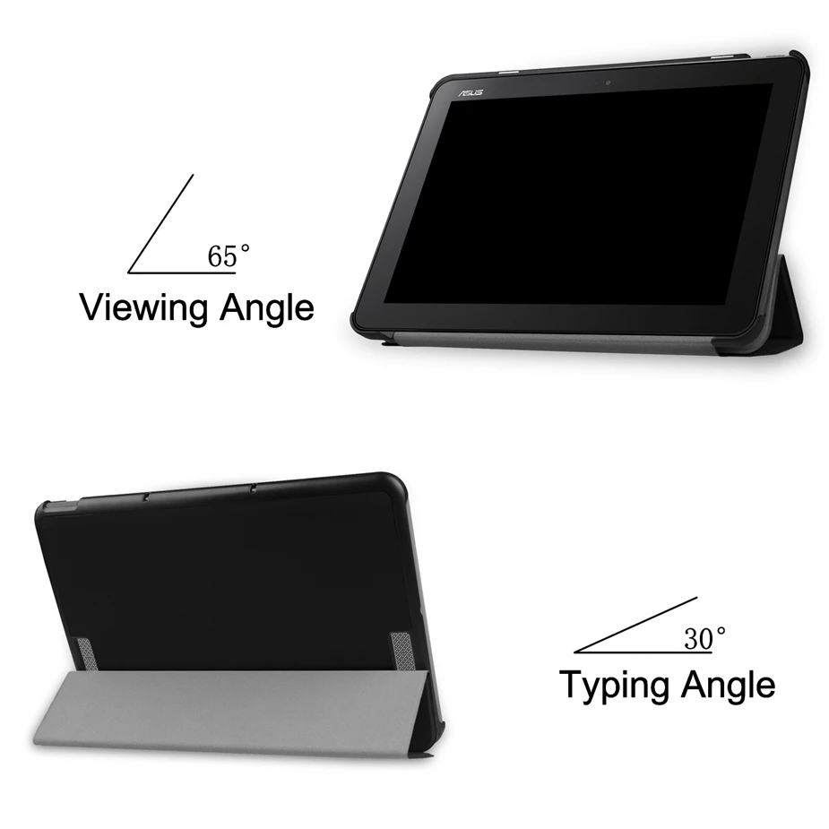 Ультратонкий чехол-книжка из искусственной кожи с подставкой для планшета умный