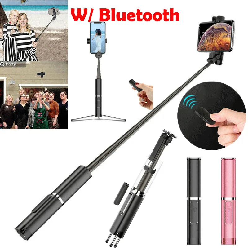 Новая Складная селфи Палка с Bluetooth штатив беспроводным дистанционным затвором