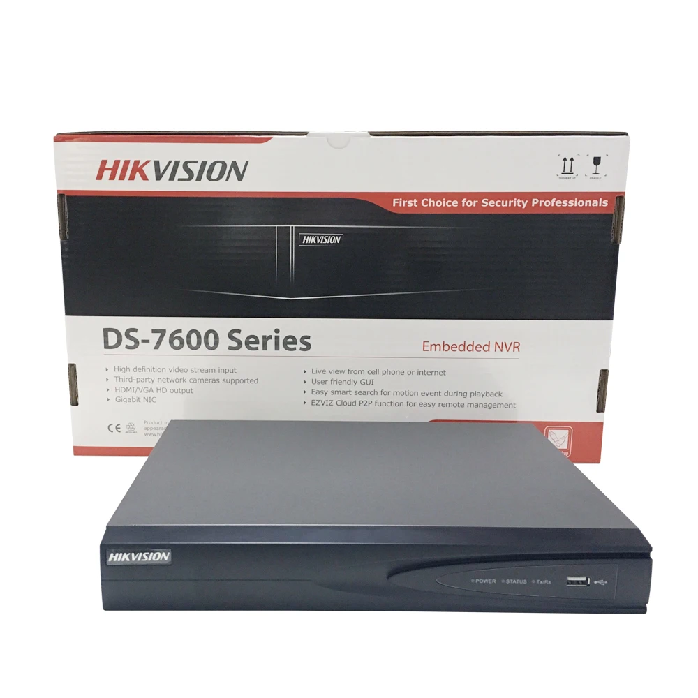 Комплекты камер видеонаблюдения Hikvision 8 Мп сетевой видеорегистратор 4 канала 4poe + 5