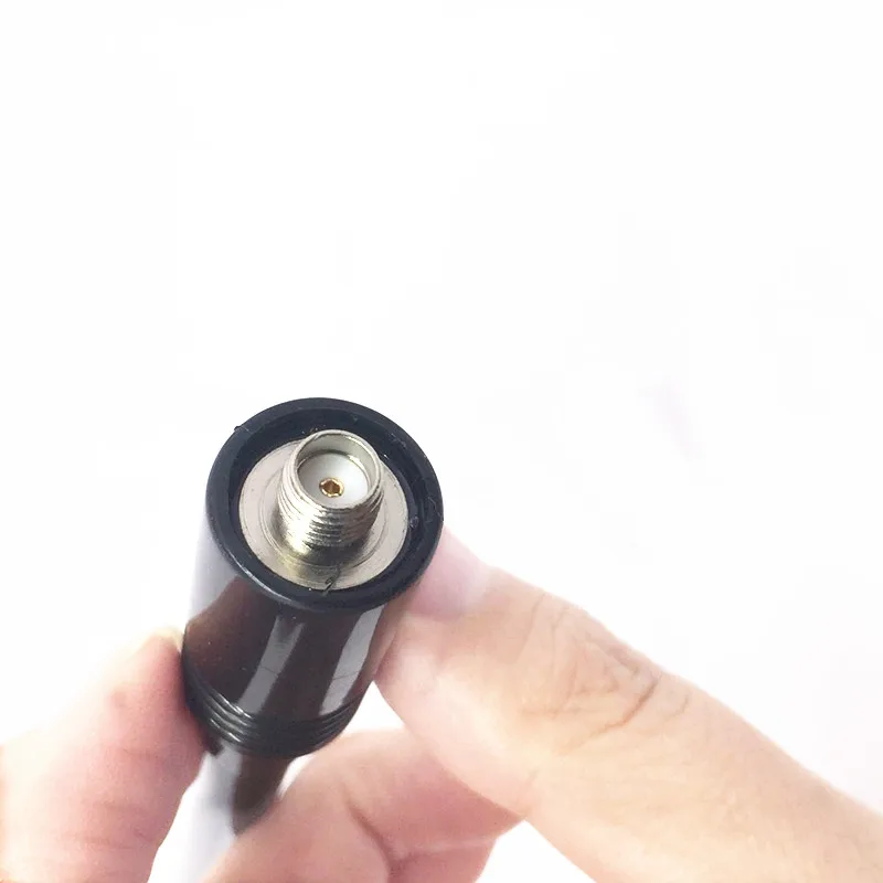 Черная FRP двухсекционная антенна UV 144/430 МГц для baofeng UV5R UV82 A58 UV9700 рации kenwood