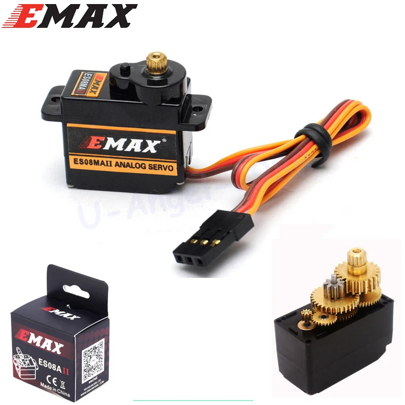 1 шт. оригинальная мини металлическая Шестерня EMAX ES08MAII 12 г/1 8 кг высокоскоростная