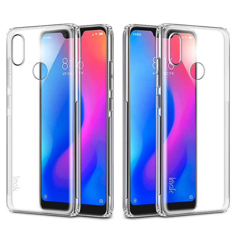IMAK Air bags Protective Soft TPU Phone Shells Xiaomi Redmi 6 Pro Anti-knock Transparent Case Cover Screen protector |