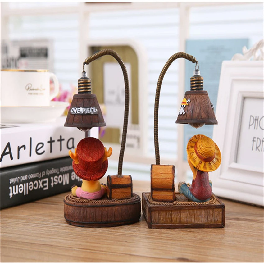 Ночные огни японского аниме One Piece обезьяна D Luffys/Tony Chopper Garage Kits Lamp luminaria украшения