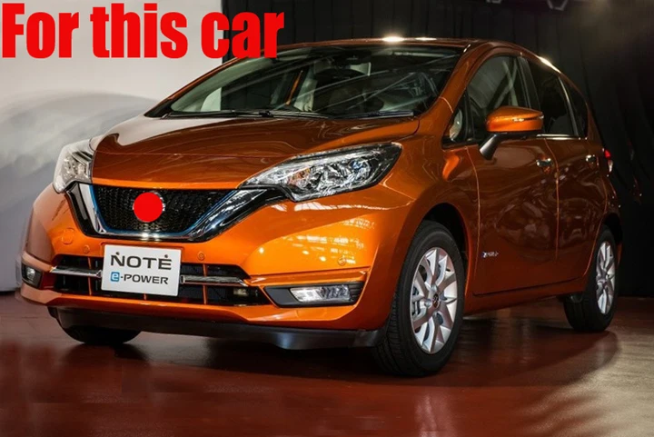 ABS Хромированная Задняя Крышка багажника Накладка для Nissan NOTE