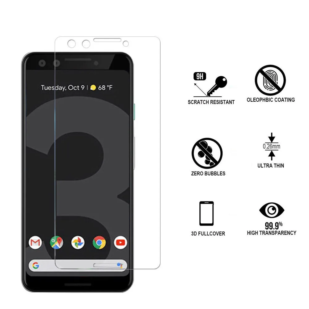 9H 2.5D Премиум Закаленное стекло для Google Pixel 3 3A XL Lite защитная пленка 3XL 3AXL
