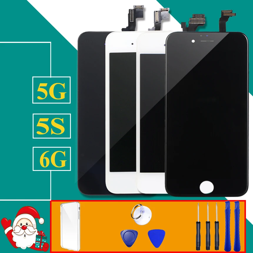 AAA качественный экран для iphone 5 5s ЖК-дисплей с сенсорным дигитайзером Замена