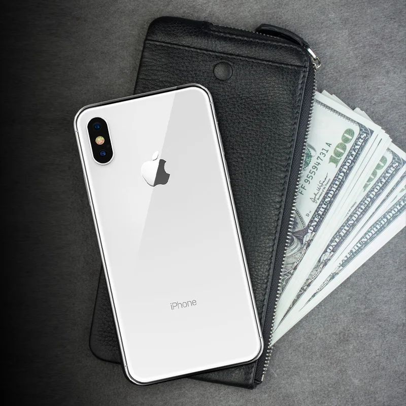 Чехол-кошелек из натуральной кожи для iPhone X XS XR Max, Роскошный чехол для телефона с отделением для карт, чехол для iPhone X XS XR Max