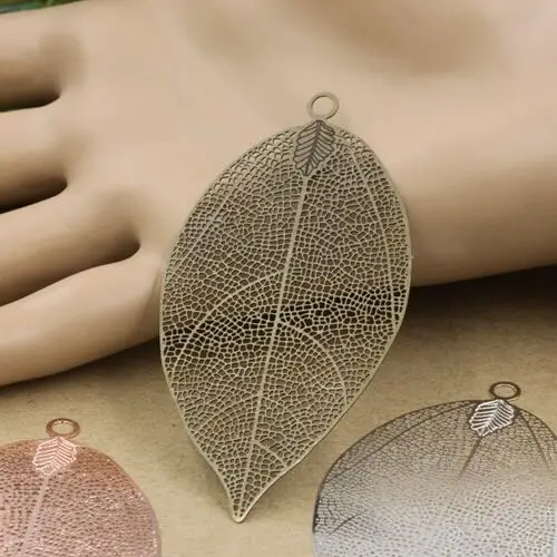 1 шт. подвеска в виде большого листа|Подвески| |