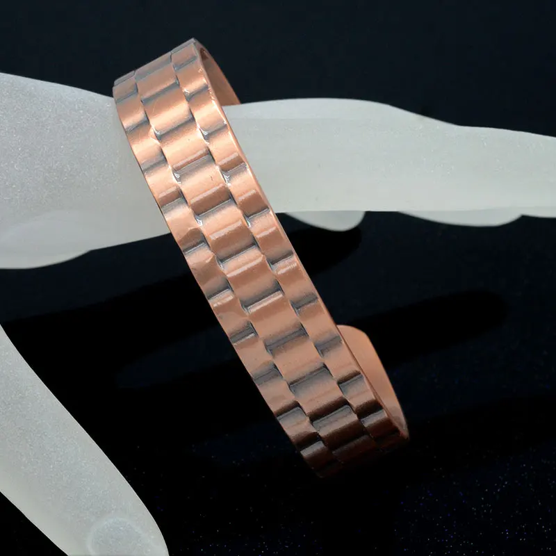

Vivari Fashion Men's Vintage Copper Plating Bangle Powerful Magnetic Bracelet For Men HealingJewelry Wristband Charm