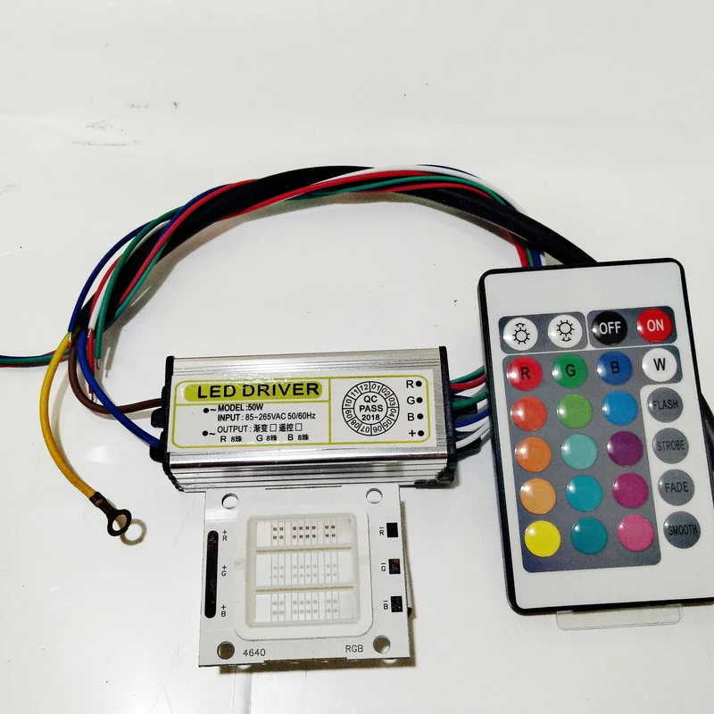 Крепление RGB + Драйвер пульт дистанционного управления 1 комплект высокомощный