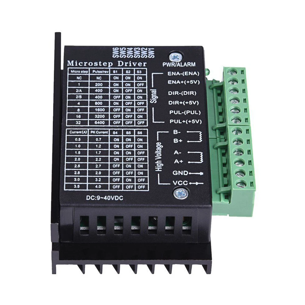 TB6600 Upgraded Version 4A 40V DC 42 / 57 86 Stepper Motor Driver Controller 32 Segments Micro-step CNC 1 Axis 2 4 Phase | Автомобили и