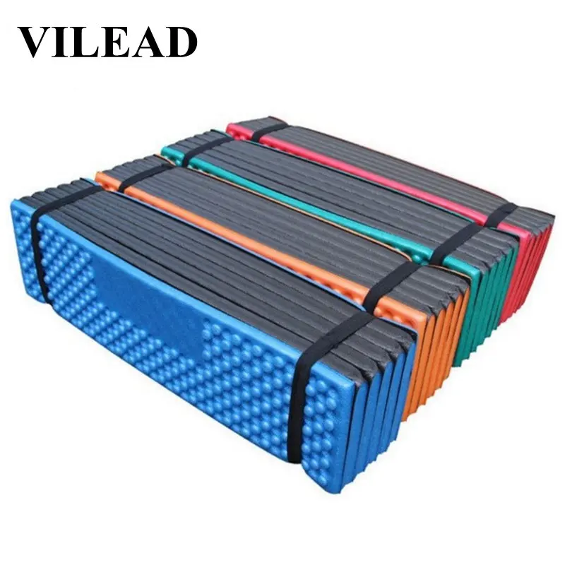VILEAD 190*57 см походный коврик XPE Сверхлегкий пенопластовый складной водонепроницаемый матрас для кемпинга пешего туризма пикника пляжа спальный коврик