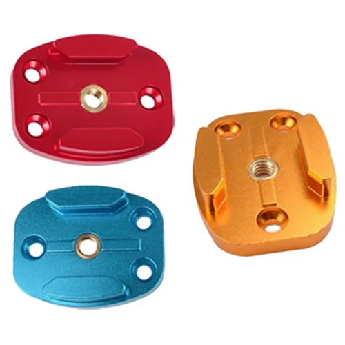 Hot Aluminum CNC Plate Buckle Monte 4 Hold For GoPro HD Hero 2 3 3+ 6 (random color) | Электроника