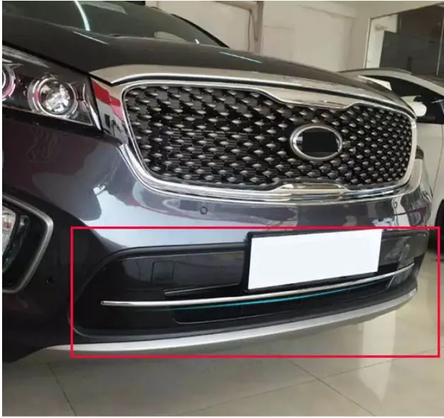 Аксессуары подходящие для KIA SORENTO 2016 UM CHROME передняя и нижняя крышка бампера гриля