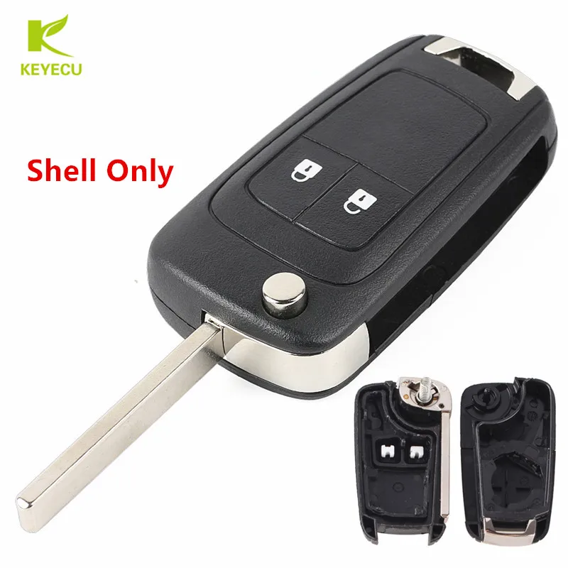 Новинка сменный корпус KEYECU складной чехол брелок для дистанционного ключа OPEL