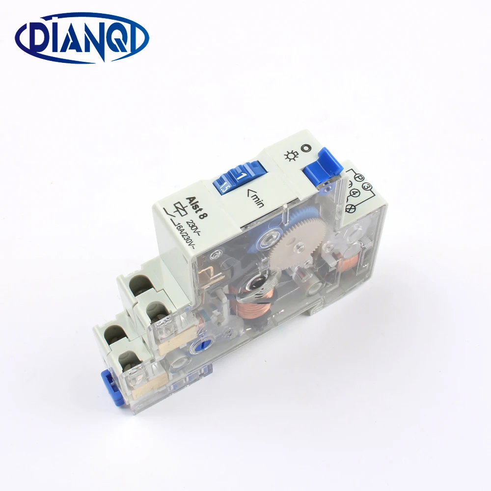 

Time timer switch 1-7 minutes 230V 220V 1m 7m high top quality light electric device equipment controller ALST8