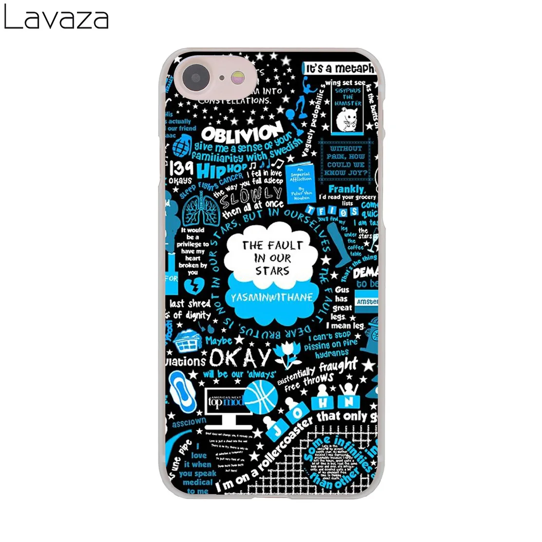 Жесткий чехол Lavaza с надписью The Fault In Our Stars для iPhone XR X 11 Pro XS Max 8 7 6 6S 5 5S SE 4 10|6s plus|case for