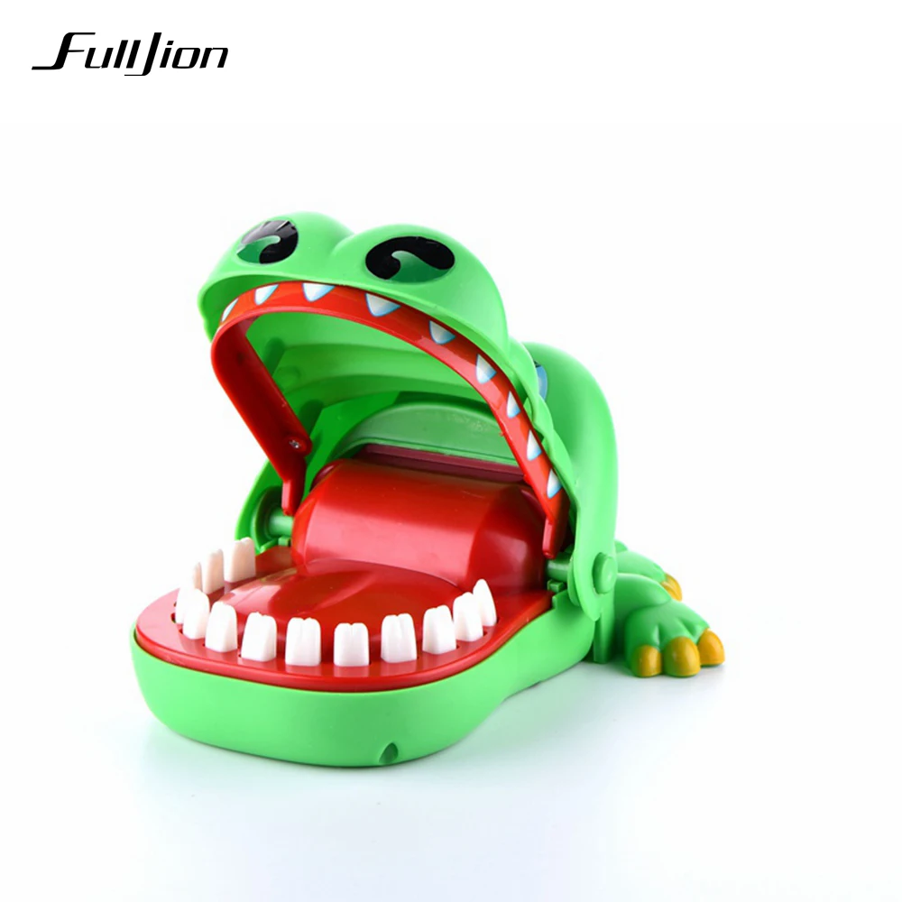 Fulljion крокодил зубы Забавные игрушки Развлечения lizun Аллигатор Рот стоматолог