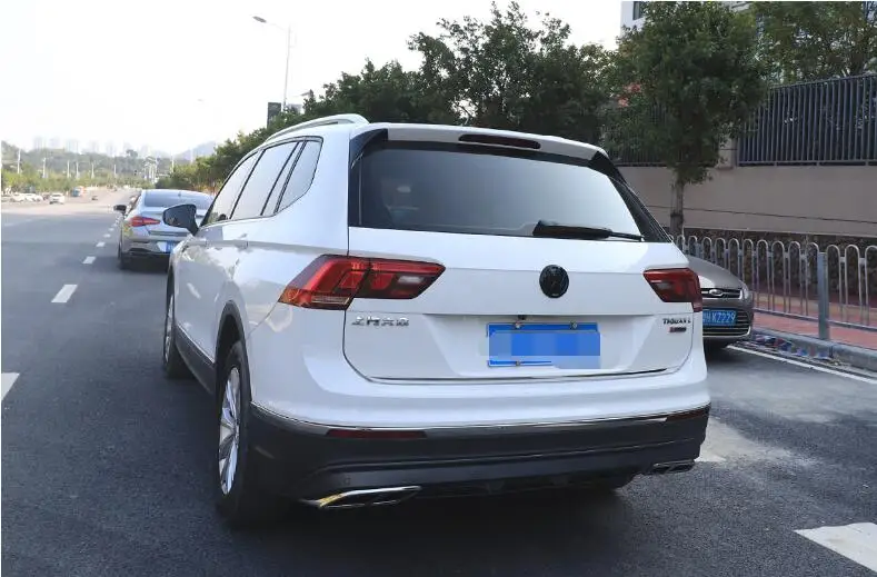 Для Volkswagen Tiguan L боковой спойлер- Tiguan L Высокое качество абс материал заднее крыло праймер цвет задний спойлер