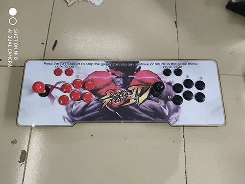 Новая коробка 9 1660 в 1 акриловая консоль для аркадной игры 2 игрока джойстик Джойстик контроллер консоль HDMI VGA USB выход tv PC 5 - Цвет: Черный