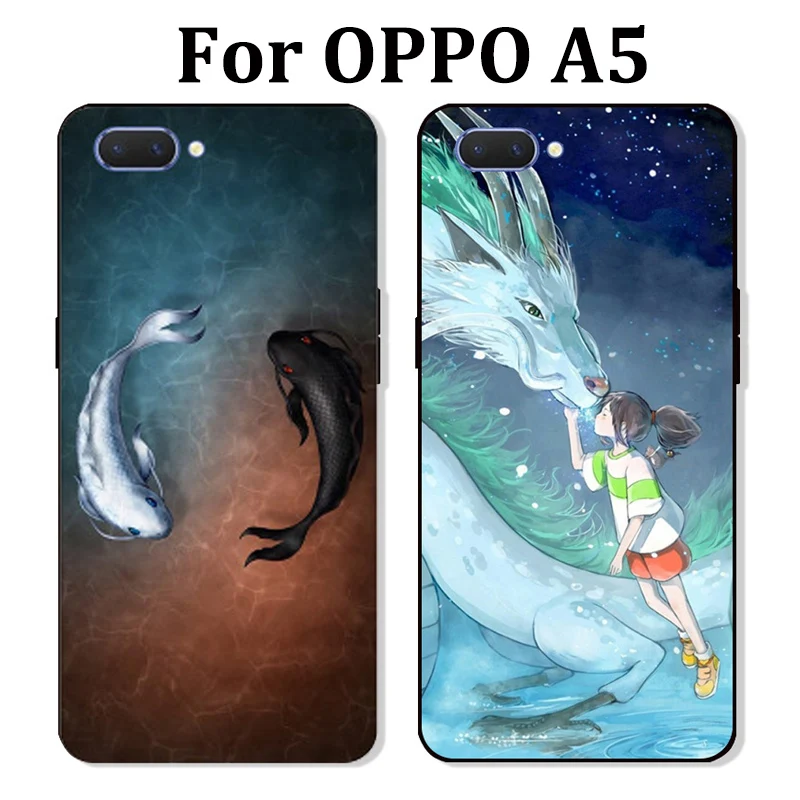 Чехол для OPPO A5 6 2 дюйма милый мультяшный чехол A 5 защитный OPPOA5 PBAM00 кожаный
