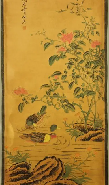 Антикварная коллекция имитация древних диких уток схема | Дом и сад