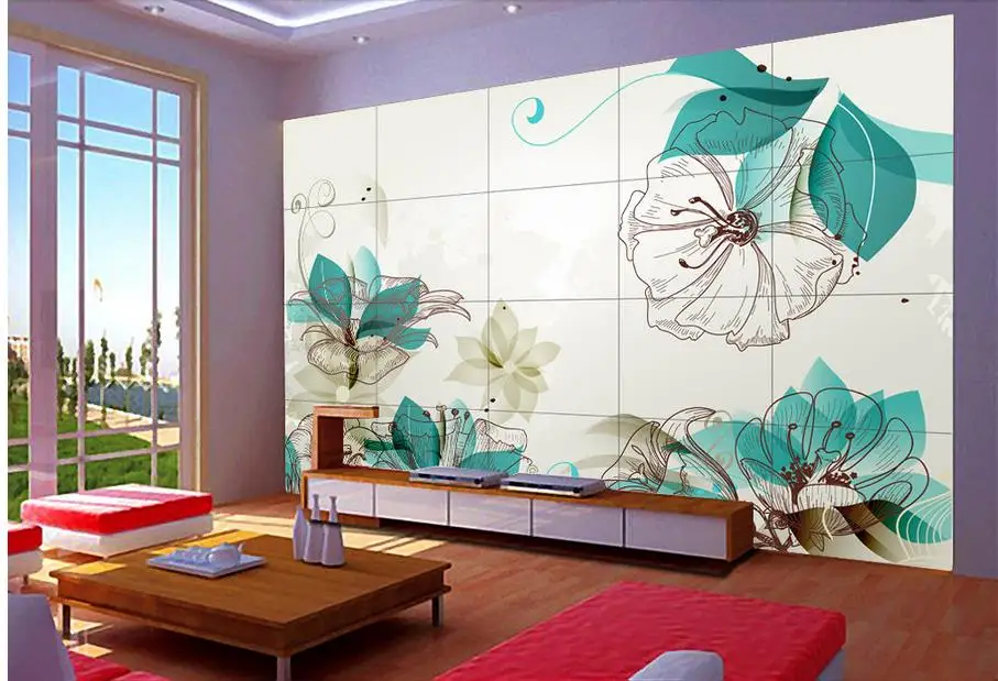 3d фрески обои для гостиной украшение дома простые современные фэнтезийные с