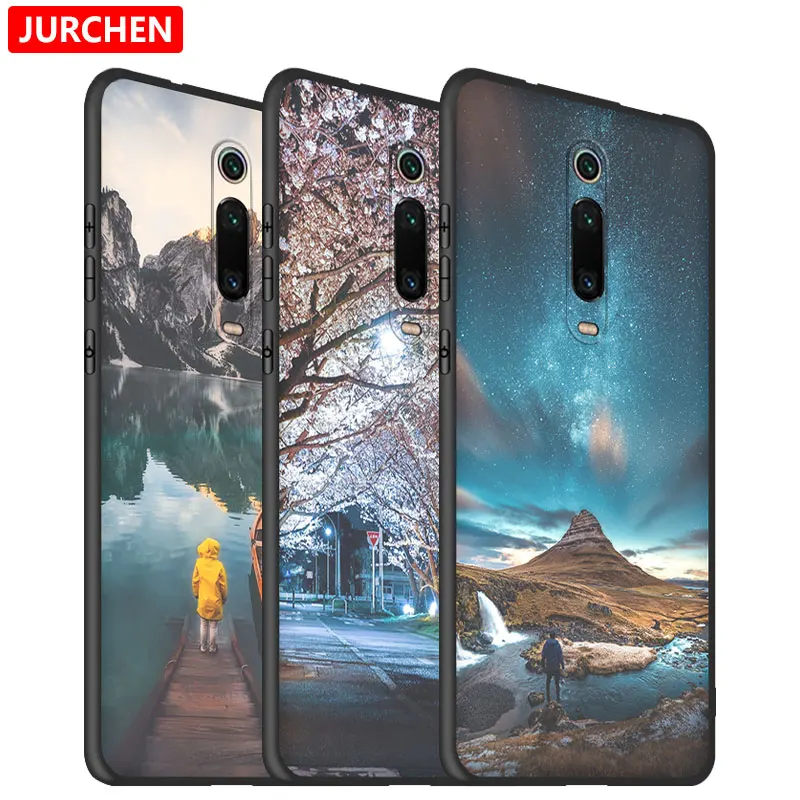 Мягкий силиконовый чехол JURCHEN для Xiaomi Mi 9T Pro Модный из ТПУ с принтом Redmi K20 Funda Xiomi |