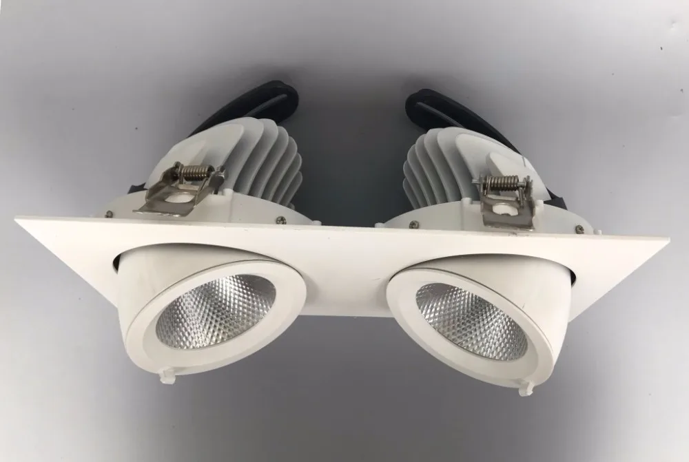 2x12 Вт CREE Поворот на 360 градусов с регулируемой яркостью Двойные головки COB