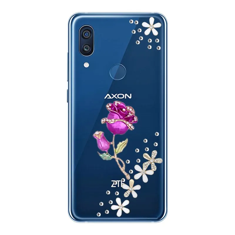 Для ZTE Nubia Z18 Z17 mini Z11 Z9 Crystal Bling чехол для телефона Axon 7 7S M2 lite N3 N2 N1 со стразами |