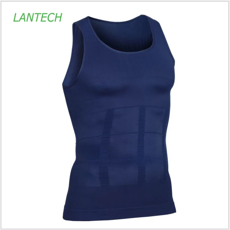 LANTECH мужской компрессионный жилет для бодибилдинга облегающий бега фитнеса