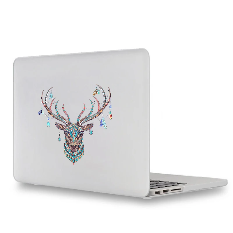 Наклейка на ноутбук с золотым оленем для Apple Macbook Pro Air retina 11 12 13 15 дюймов Mac hp Dell Mi notebook Chromebook
