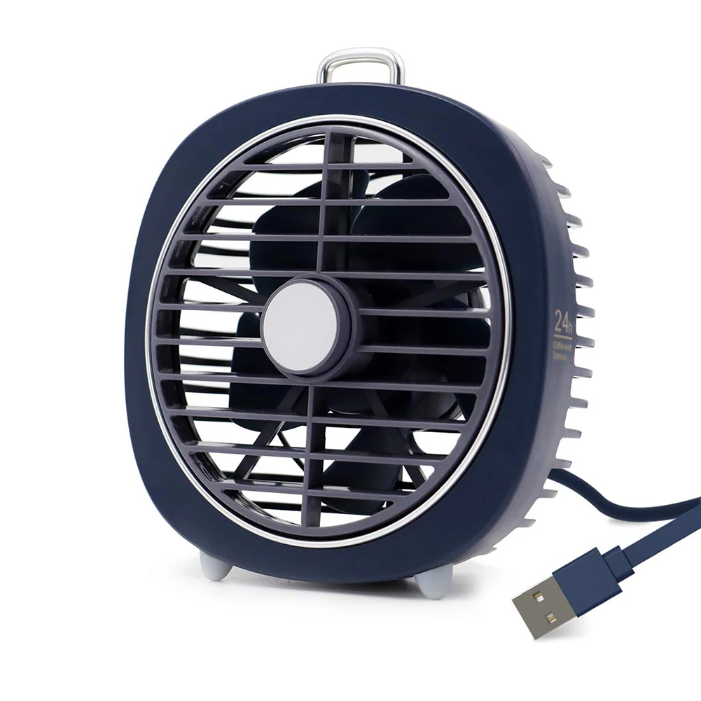 Настольный офисный usb вентилятор для студентов с ночным освещением стол низким